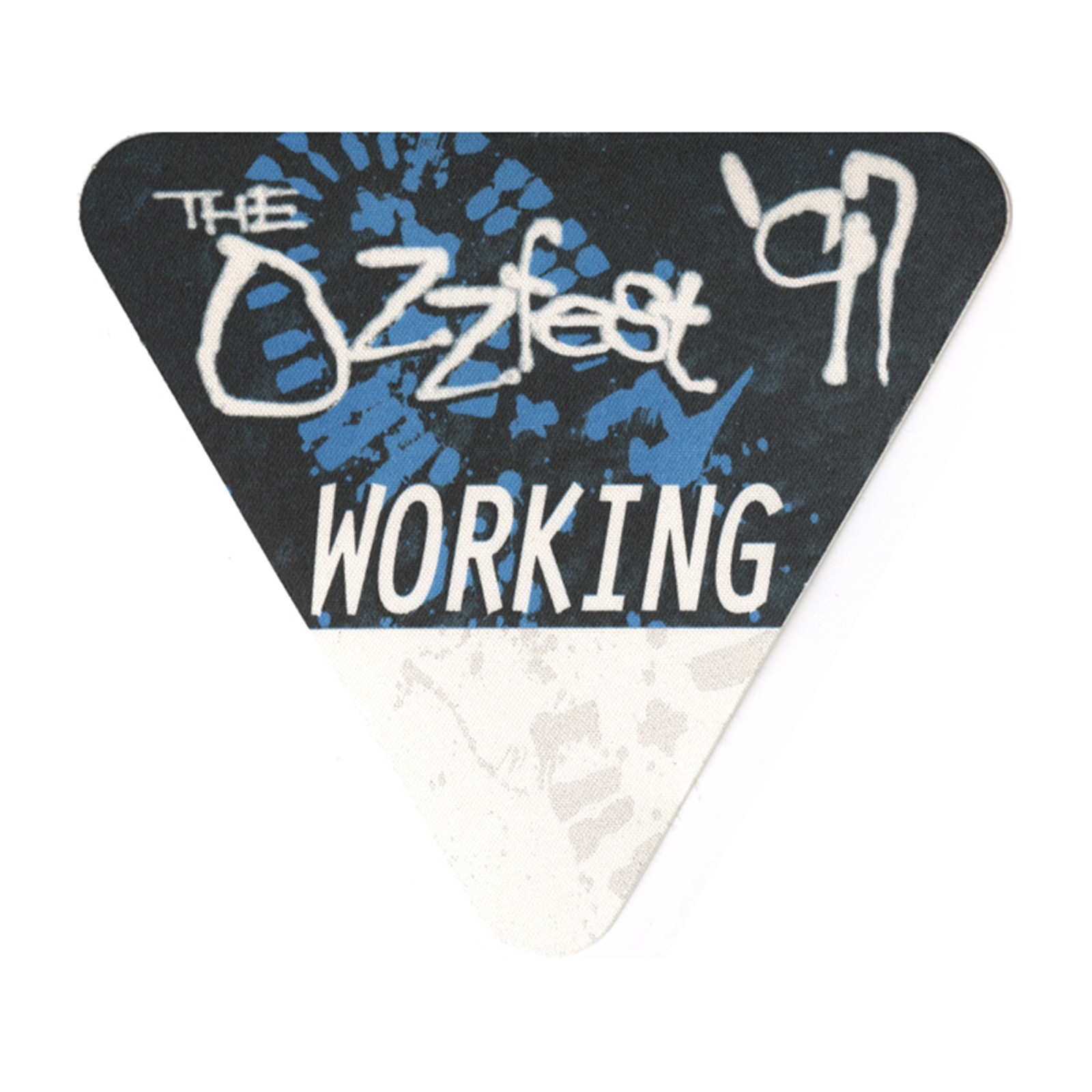 Ozzy Osbourne 1997 Black Sabbath Ozzfest Concert Tour Working Backstage Pass