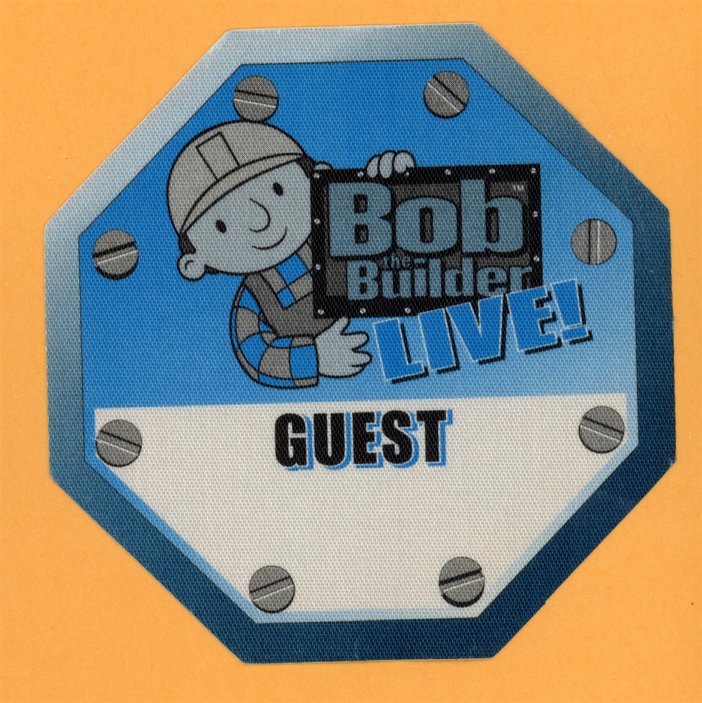 Bob the Builder Live! Concert Tour GUEST Backstage Pass Blue