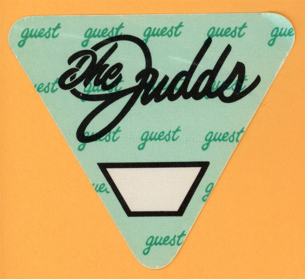 The Judds Vintage Satin Backstage Pass - 1991 Farewell Tour