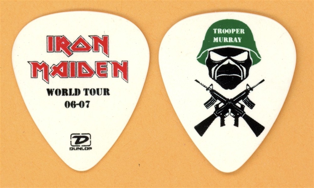 Iron Maiden Dave Murray Vintage Guitar Pick- 2006 Matter of Life and Death Tour