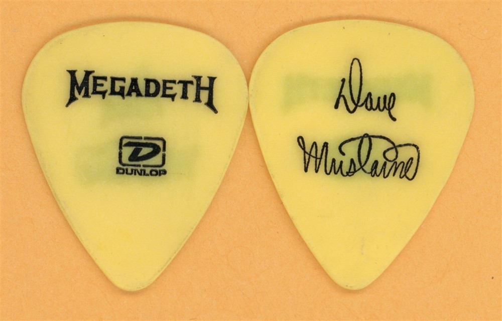 Megadeth Dave Mustaine Vintage Guitar Pick - 2004 The System Has Failed Tour