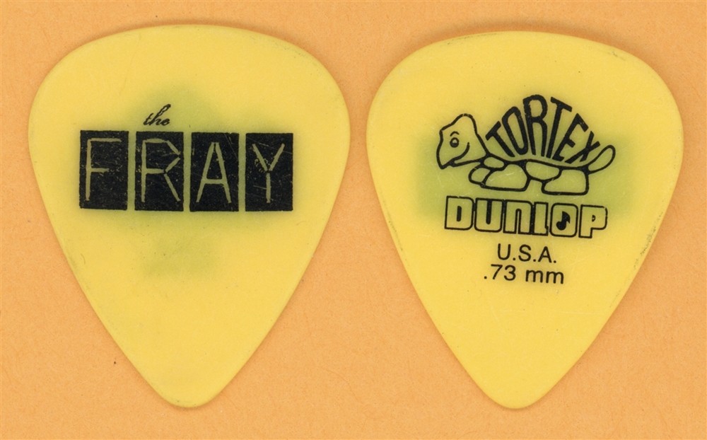 The Fray Dave Welsh Vintage Guitar Pick 2009 Never Say Never Tour