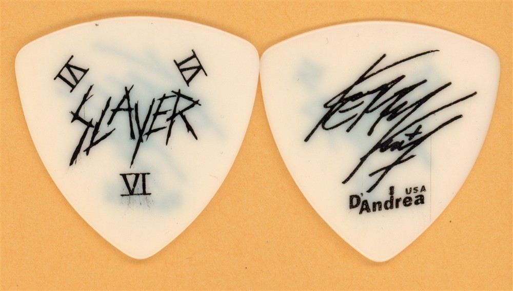 Slayer Kerry King Vintage Guitar Pick - 2001 God Hates Us All Tour