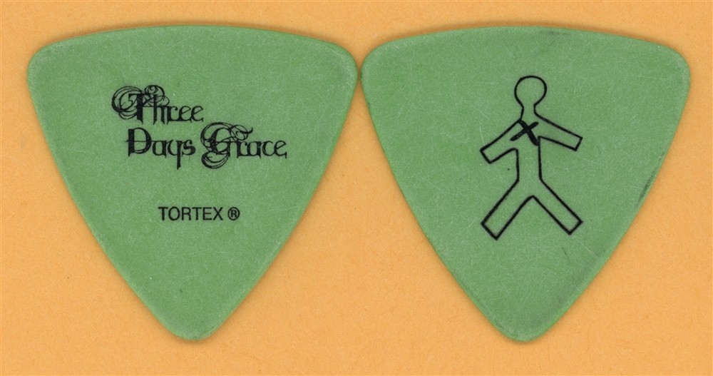 Three Days Grace Brad Walst Vintage Guitar Pick - 2007 One-X Tour
