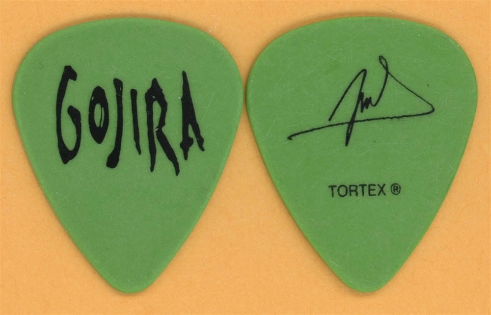 Gojira Jean-Michel Labadie Vintage Guitar Pick - 2012 L'Enfant Sauvage Tour