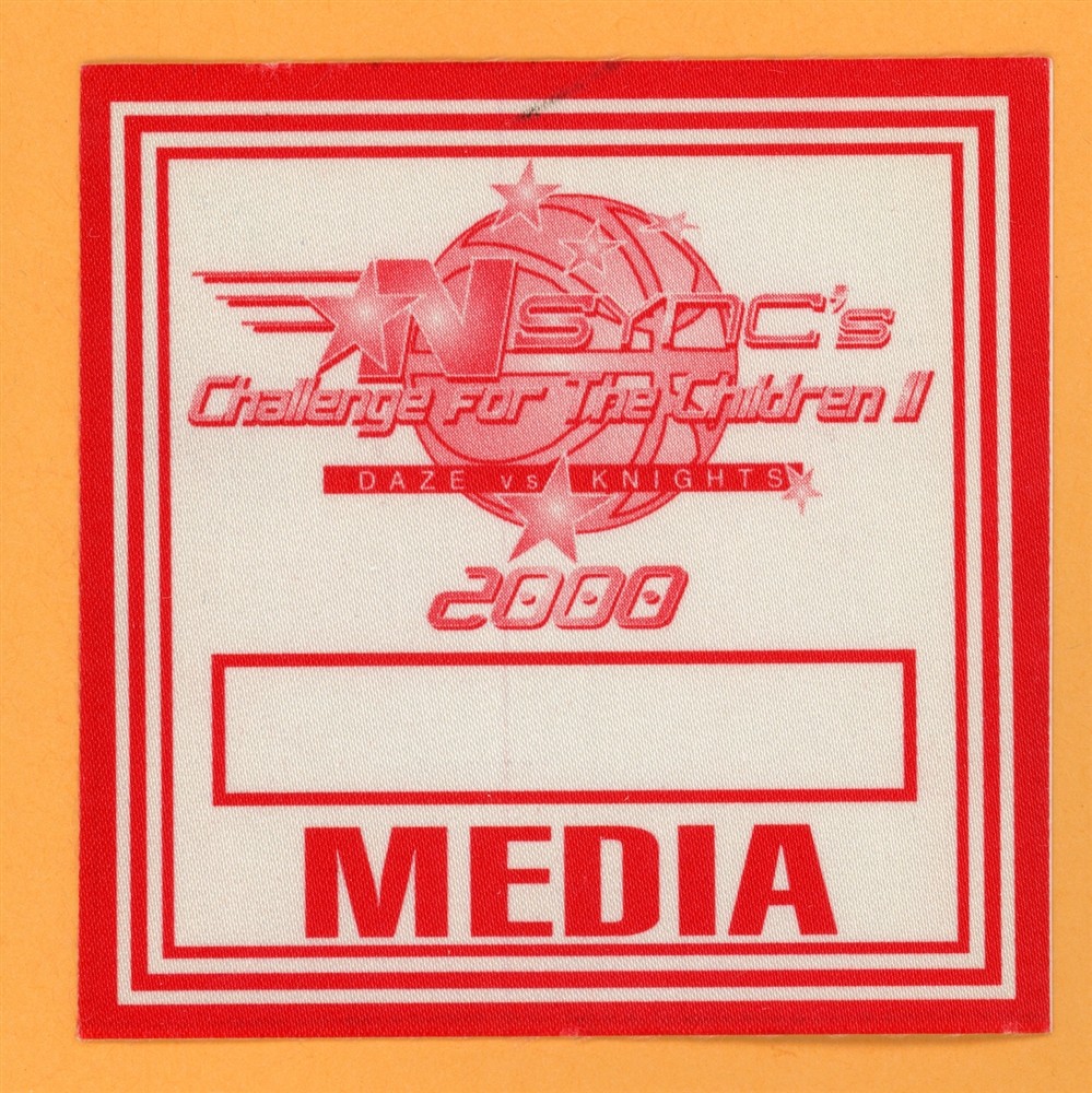 NSYNC Vintage Satin Backstage Pass - 2000 No String Attached Tour