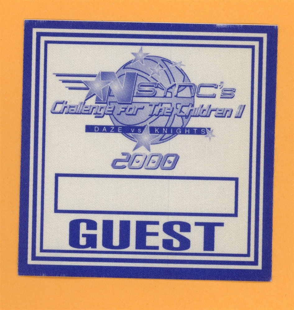 NSYNC Vintage Satin Backstage Pass - 2000 No String Attached Tour