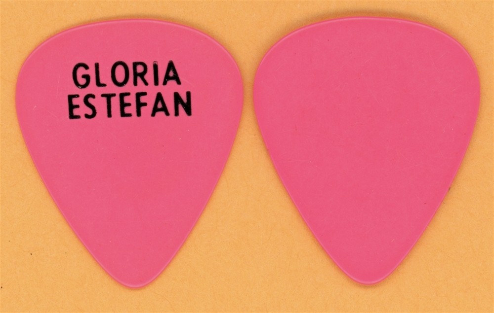 Gloria Estefan Vintage Pink Guitar Pick - 1988 Let it Loose Tour