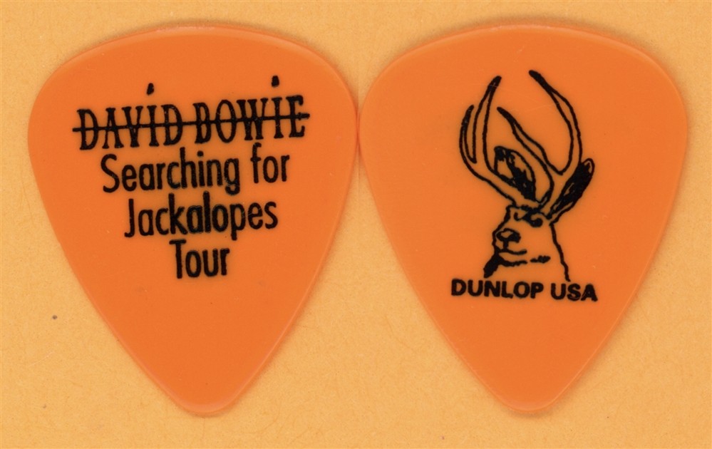 David Bowie Vintage Guitar Pick - 2002 Searching for Jackalopes Tour