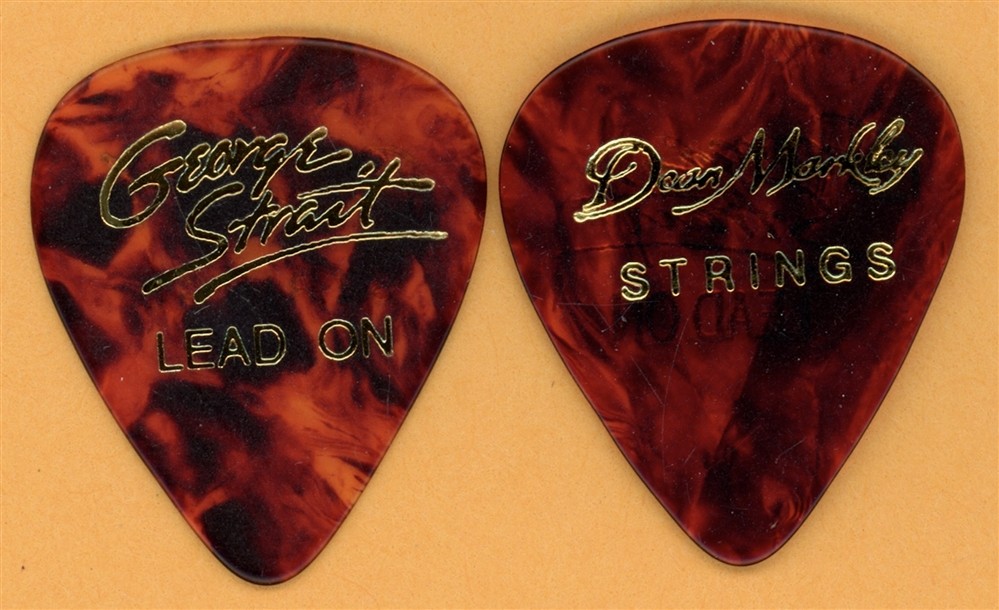 George Strait George Strait Vintage Guitar Pick - 1995 Lead On Tour