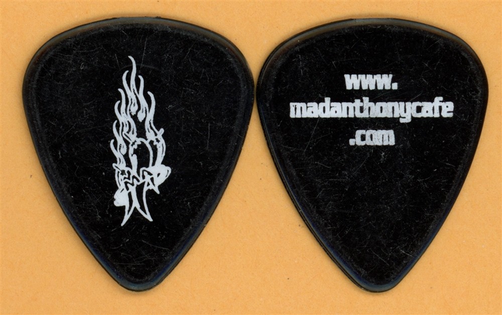 Van Halen Michael Anthony 2002 Tour Dunlop Black V1 (Hollow Pepper) Guitar Pick