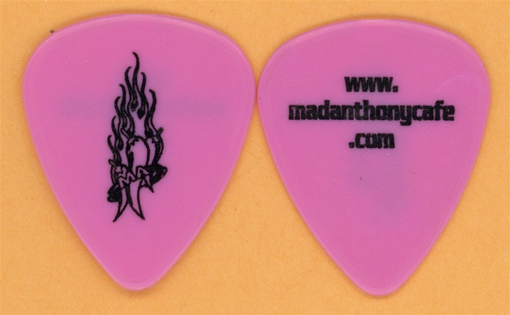 Van Halen Michael Anthony 2002 Tour Dunlop Pink V7 (Hollow Pepper) Guitar Pick