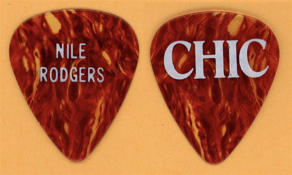 Chic Nile Rodgers Vintage Guitar Pick - 1983 Believer Tour