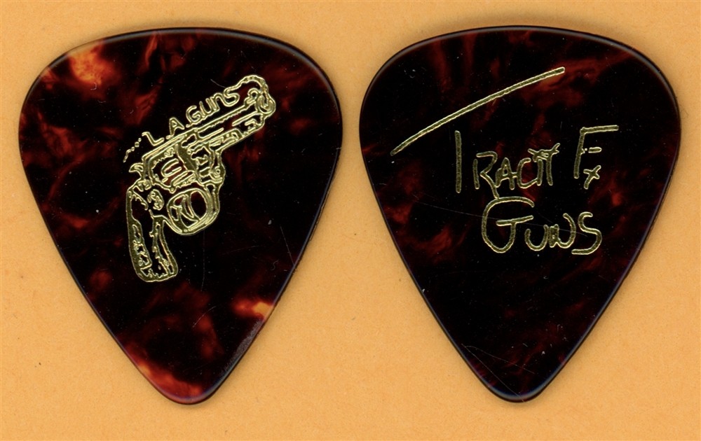 LA Guns Tracii F Guns Vintage Guitar Pick - 1989 Cocked Tour