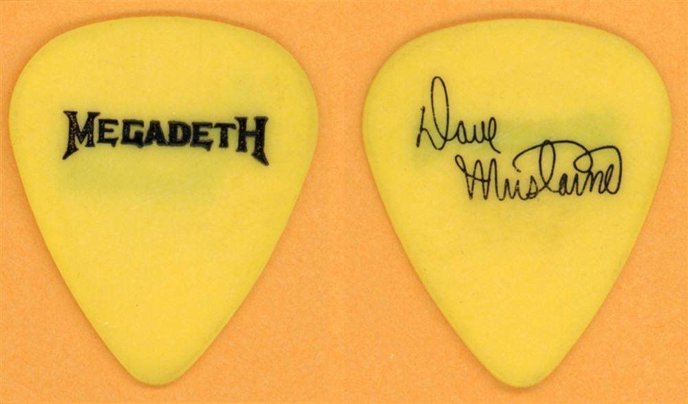 Megadeth Dave Mustaine Vintage Guitar Pick - 1999 Risk Tour (VARIANT)