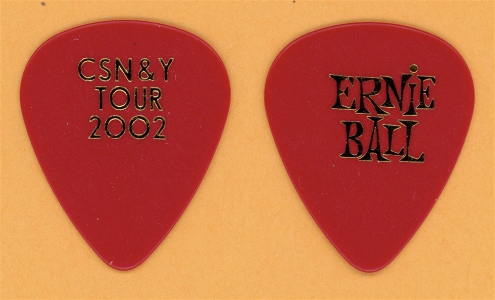 CSNY Crosby Stills Nash & Young Vintage Guitar Pick - 2002 US Tour