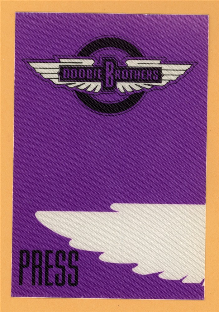 Doobie Brothers 2007 Concert Tour PRESS Backstage Pass