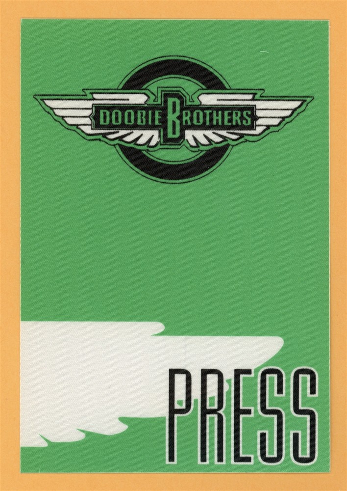 Doobie Brothers 2007 Concert Tour PRESS Backstage Pass
