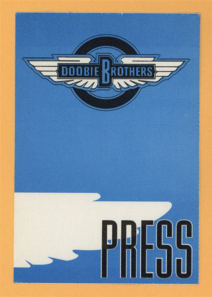 Doobie Brothers 2007 Concert Tour PRESS Backstage Pass