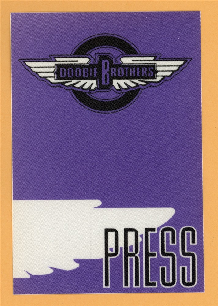 Doobie Brothers 2007 Concert Tour PRESS Backstage Pass