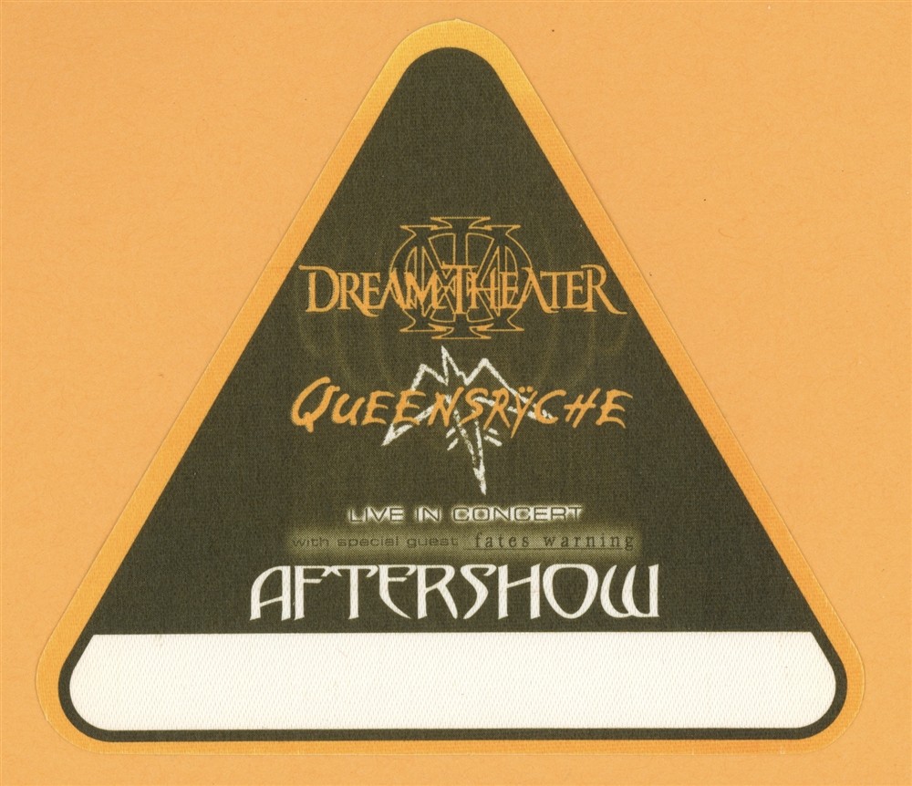 Dream Theater 2003 Queensryche Concert Tour AFTER SHOW Backstage Pass