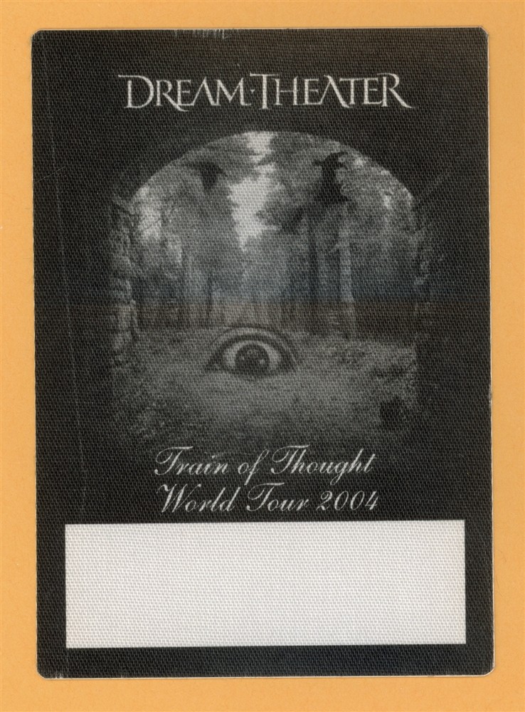 Dream Theater 2004 Train of Thought Concert Tour Backstage Pass