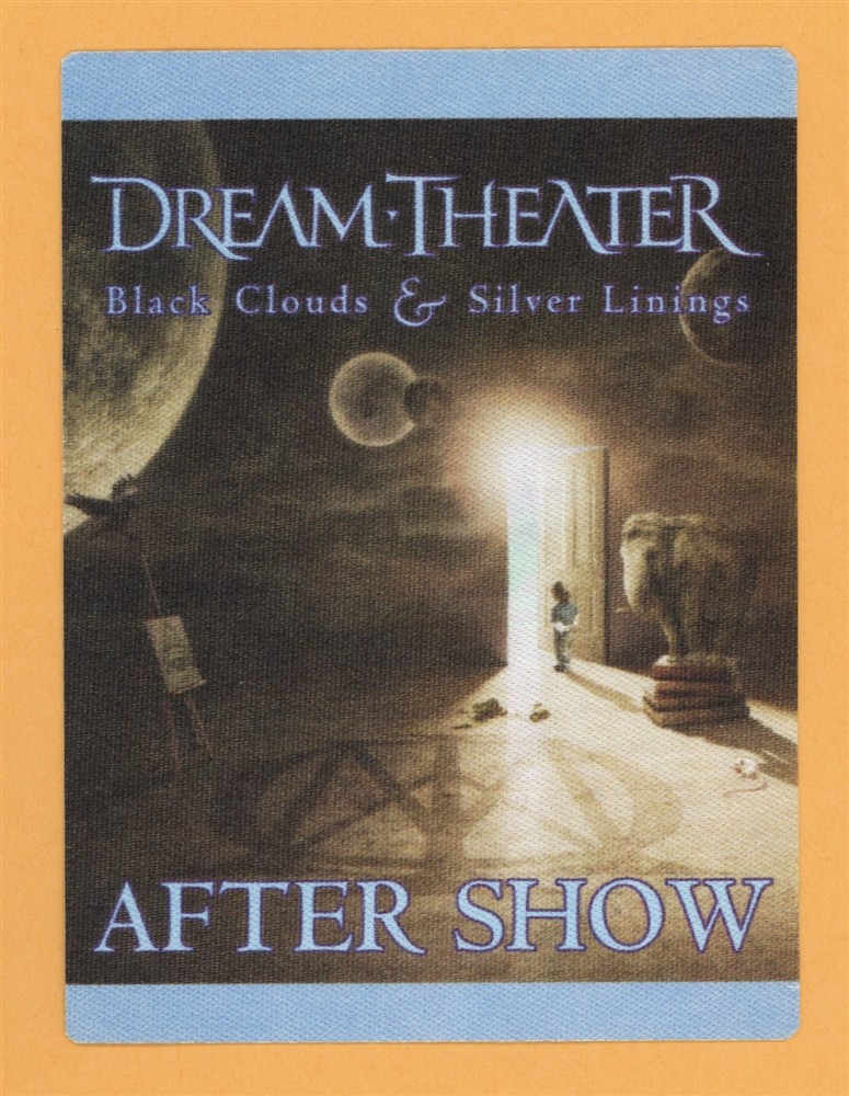 Dream Theater 2009 Black Clouds Concert Tour AFTER SHOW Backstage Pass