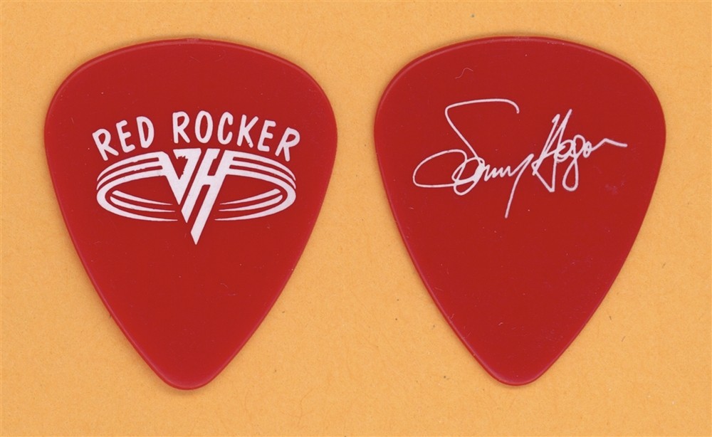Van Halen Sammy Hagar Red Rocker Vintage Guitar Pick - 1986 5150 Tour