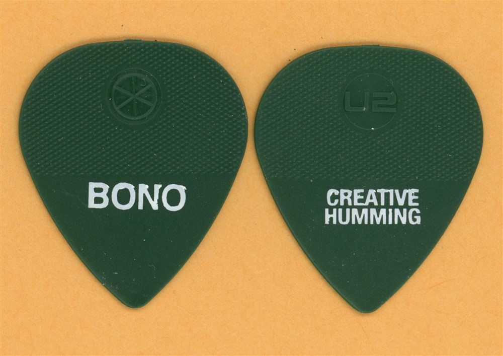 U2 Bono Mold Injected Vintage Guitar Pick - 2005 Creative Humming Tour Version 2