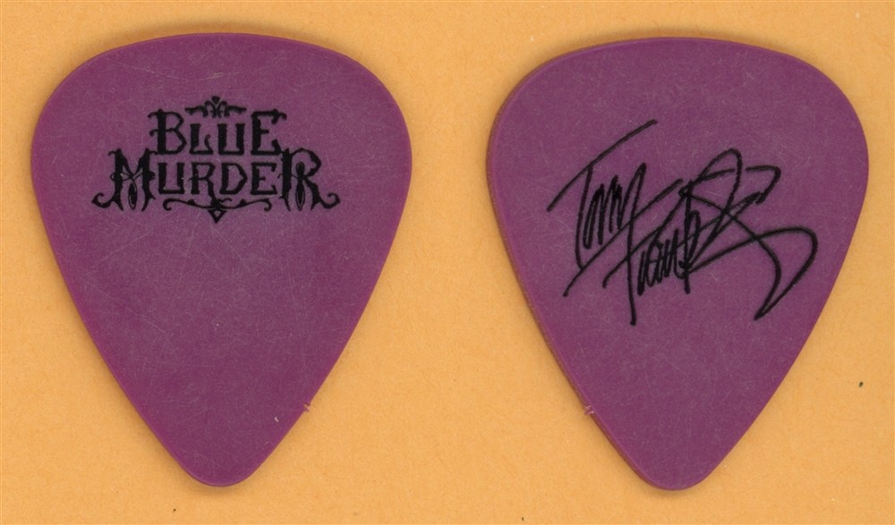 Blue Murder Tony Franklin Thin Lizzy Vintage Guitar Pick - 1989 US Tour