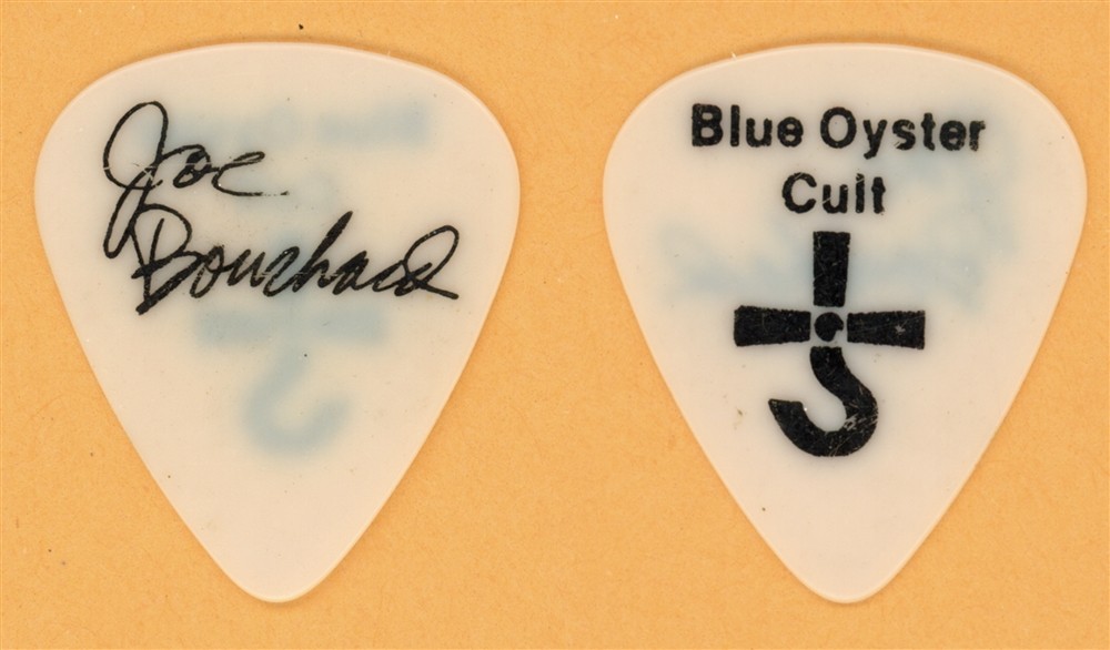 Blue Oyster Cult Joe Bouchard Vintage Guitar Pick - 1985 Club Ninja Tour