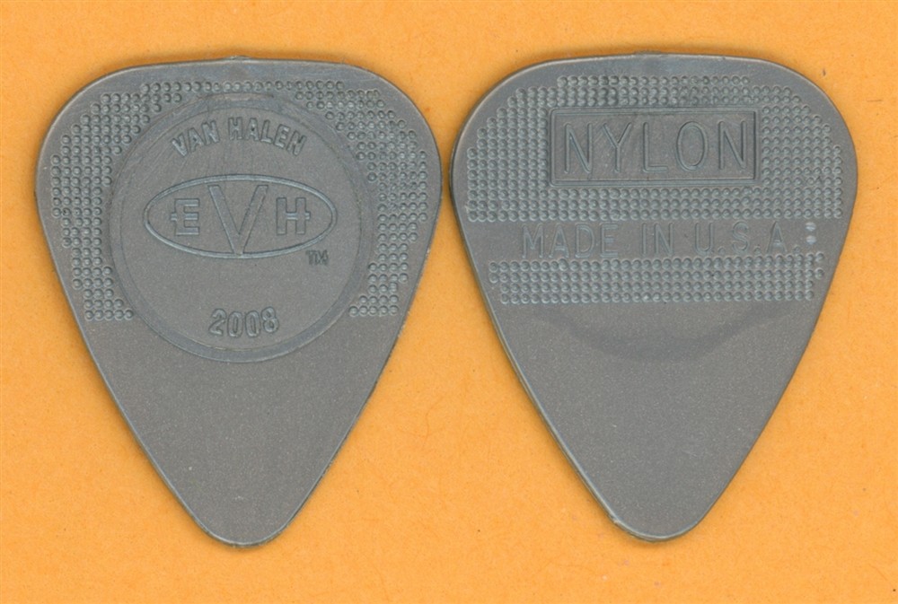 Van Halen EVH Grey Nylon Vintage Guitar Pick - 2008 Tour - VARIANT