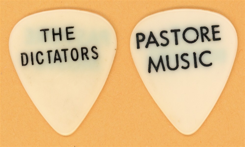 Dictators Ross The Boss Manowar Vintage Guitar Pick - 1975 Go Girl Crazy Tour