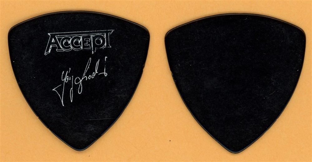 Accept Jorg Fischer Vintage Guitar Pick - 1985 Metal Heart Tour