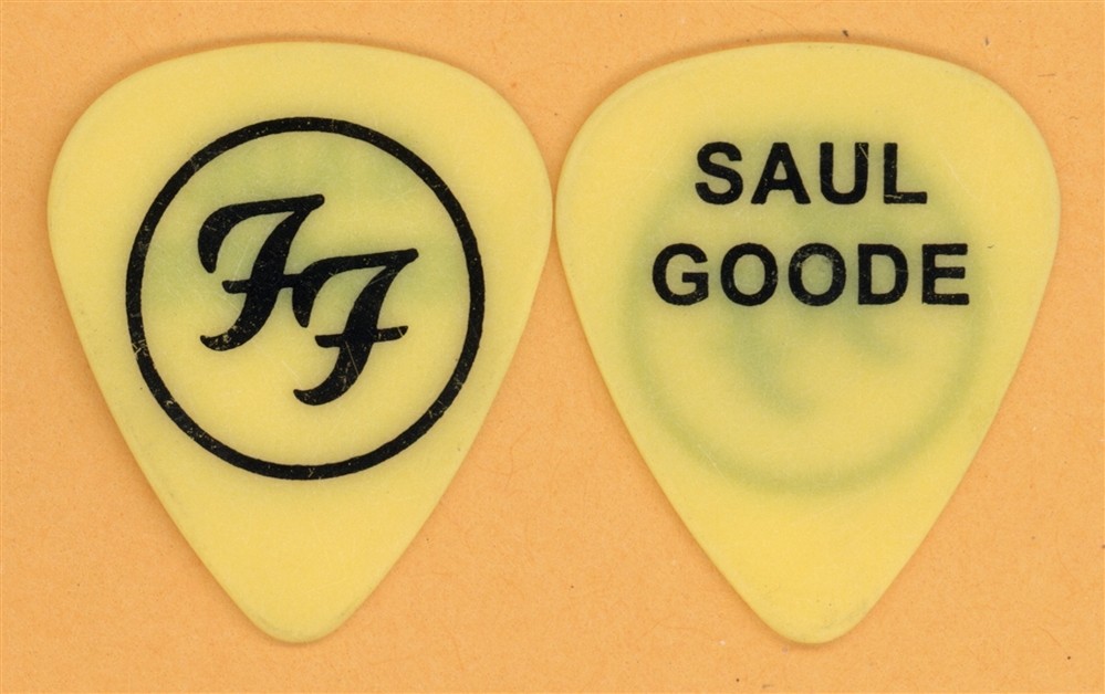 Foo Fighters Saul Goode Dave Grohl Vintage Guitar Pick - 2004 One by One Tour