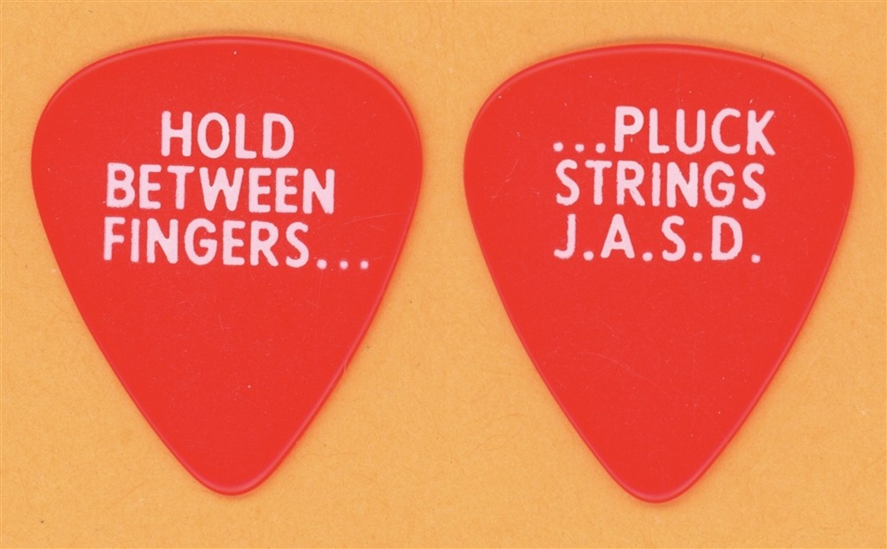 Billy Joel Schuyler Deale Pluck Strings Custom Guitar Pick - 1989 Storm Front
