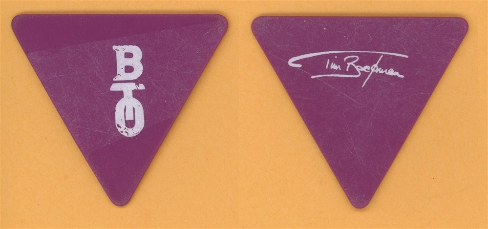 BTO Tim Bachman Vintage Guitar Pick - 1984 US Tour