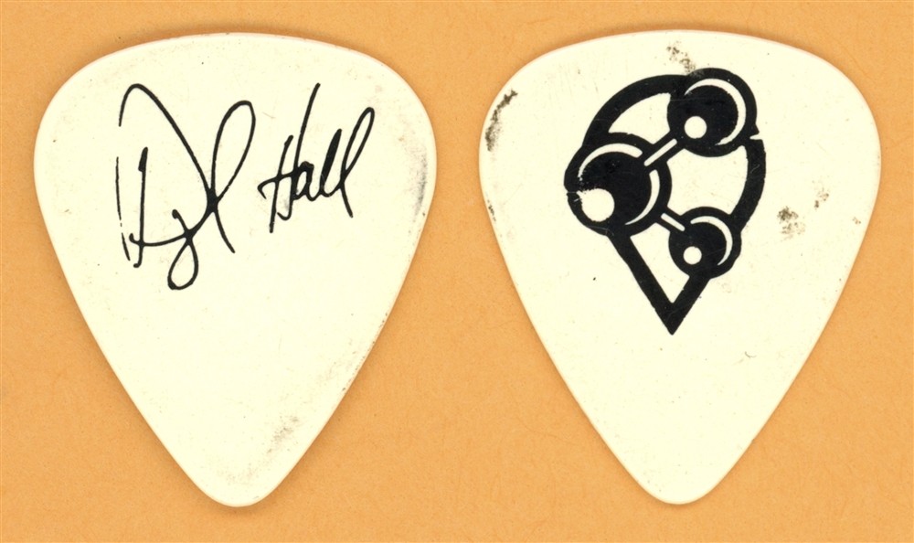 Hall and Oates Daryl Hall Vintage Guitar Pick - 1982 H20 Tour - Bone White