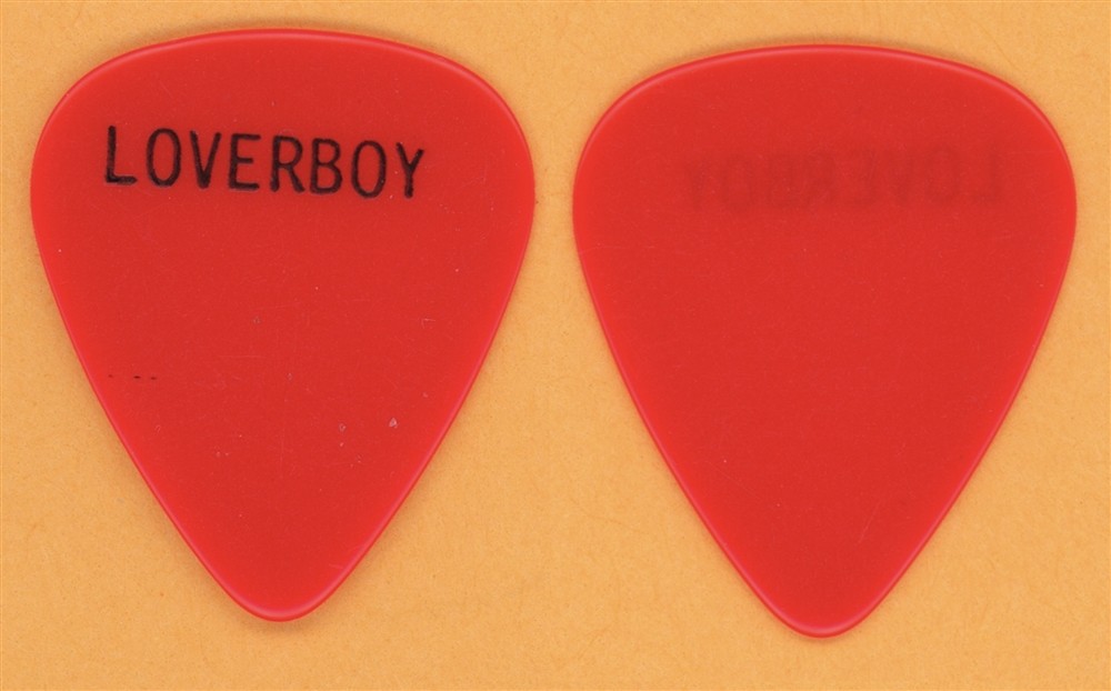Loverboy Paul Dean 1st Custom Guitar Pick - 1981 Get Luck Tour