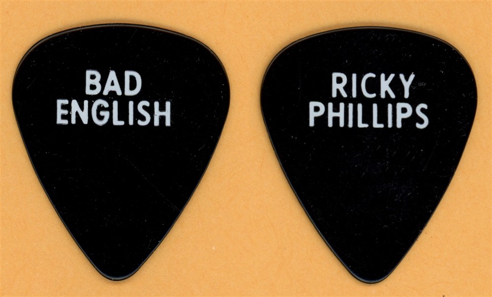 Bad English Ricky Phillips Journey Vintage Guitar Pick - 1989 US Tour