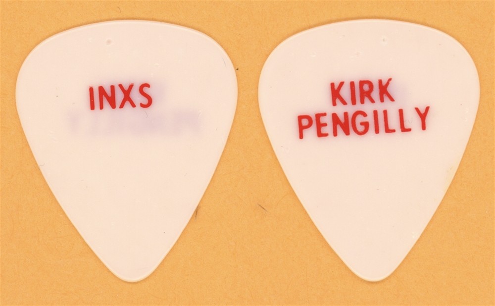 INXS Kirk Pengilly Vintage Guitar Pick - 1985 Listen Like Thieves Tour