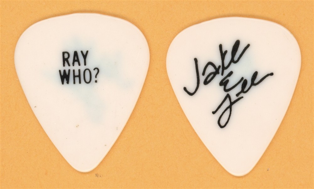 Badlands Jake E Lee Vintage Guitar Pick - 1991 Voodoo Highway Tour