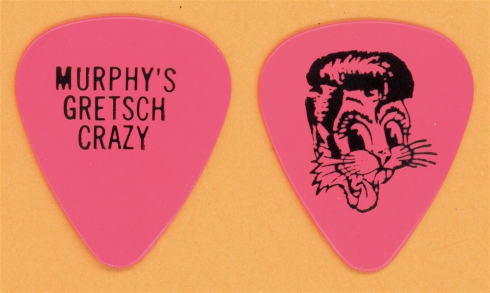 Stray Cats Brian Setzer Vintage Guitar Pick - 1989 Blast Off Tour