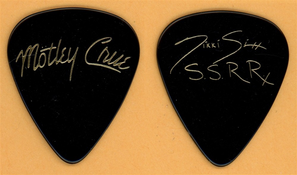 Motley Crue Nikki Sixx Vintage Guitar Pick - 1989 Dr. Feelgood Tour