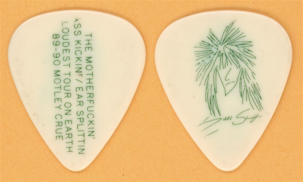 Motley Crue Nikki Sixx Vintage Guitar Pick - 1989 Dr. Feelgood Tour