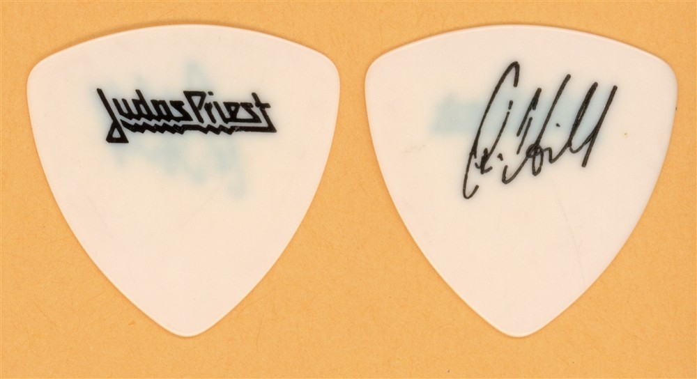 Judas Priest Ian Hill Vintage Guitar Pick - 1988 Ram it Down Tour