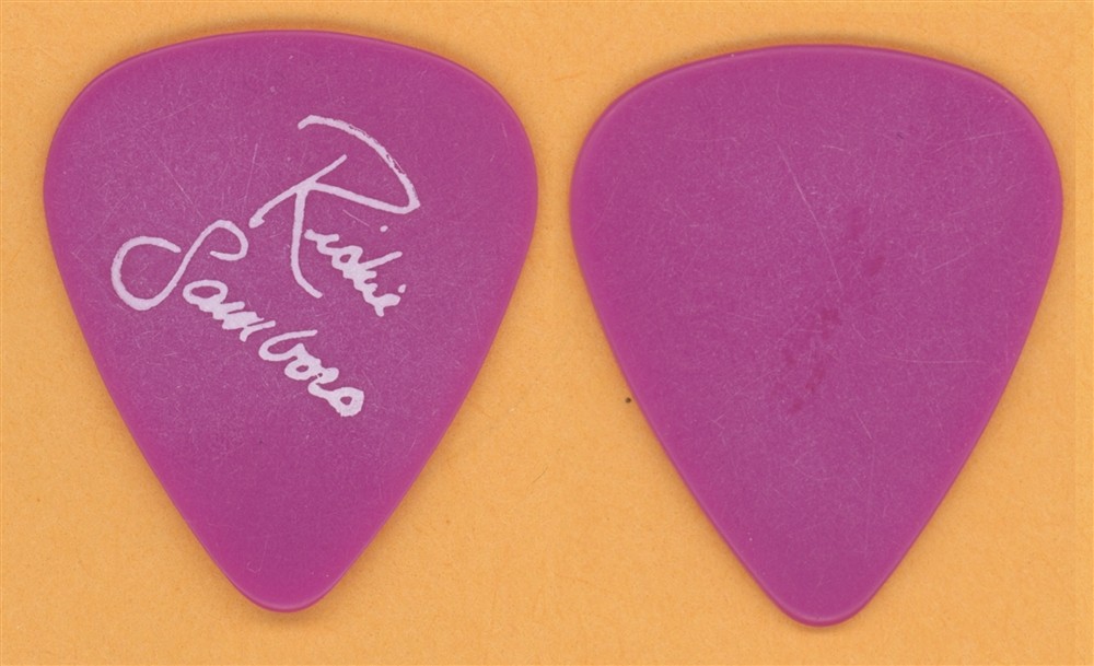 Bon Jovi Richie Sambora Vintage Purple Guitar Pick - 1986 Slippery When Wet Tour