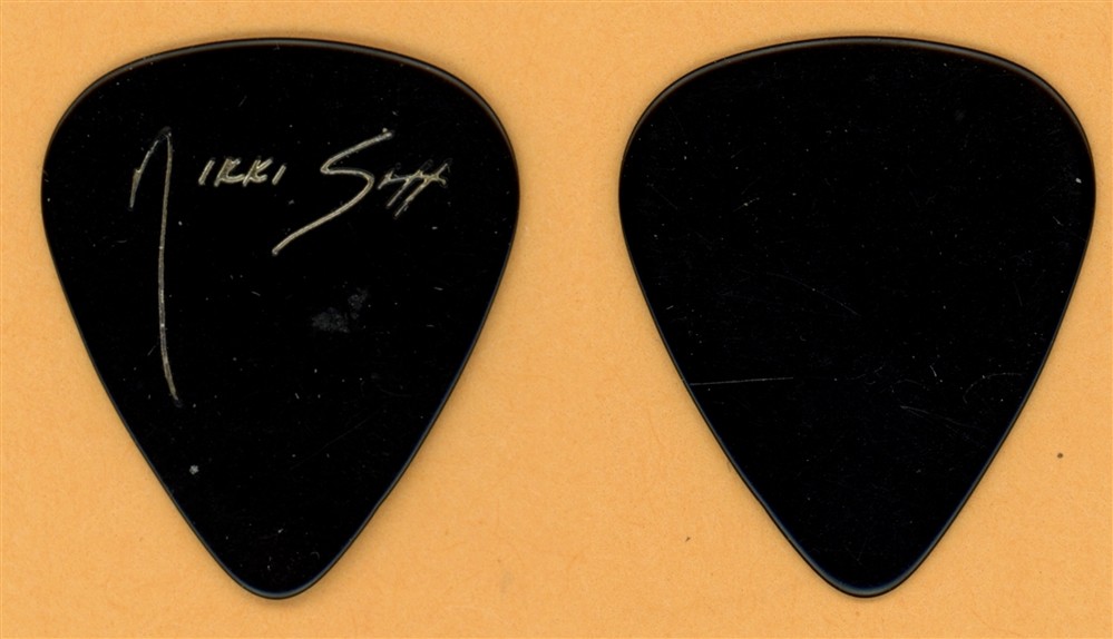 Motley Crue Nikki Sixx Misprint Vintage Guitar Pick - 1985 Theatre of Pain Tour