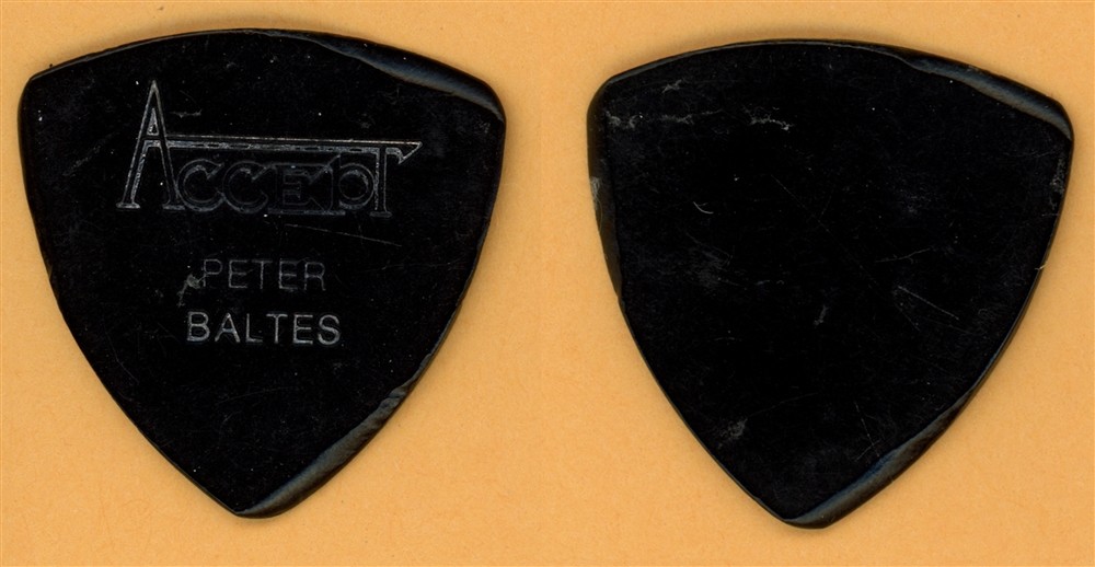 Accept Peter Baltes Vintage Guitar Pick - 1982 Restless and Wild Tour