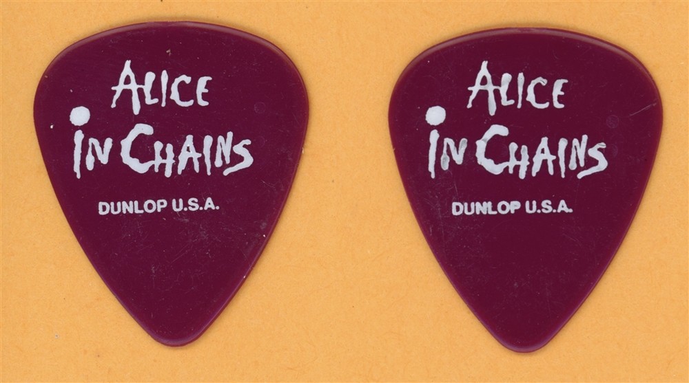 Alice in Chains Jerry Cantrell Vintage Guitar Pick - 1992 Dirt Tour